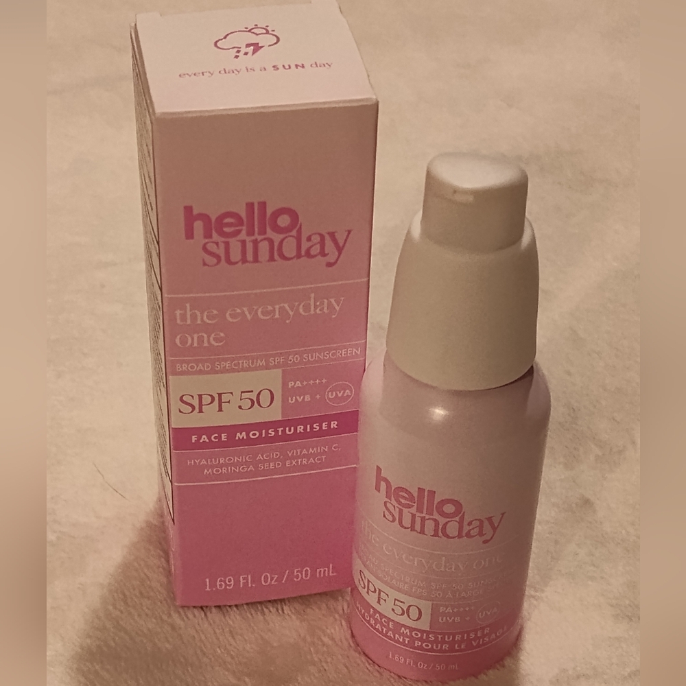 NEW! Hello Sunday SPF 50 Moisturizer 1.69oz